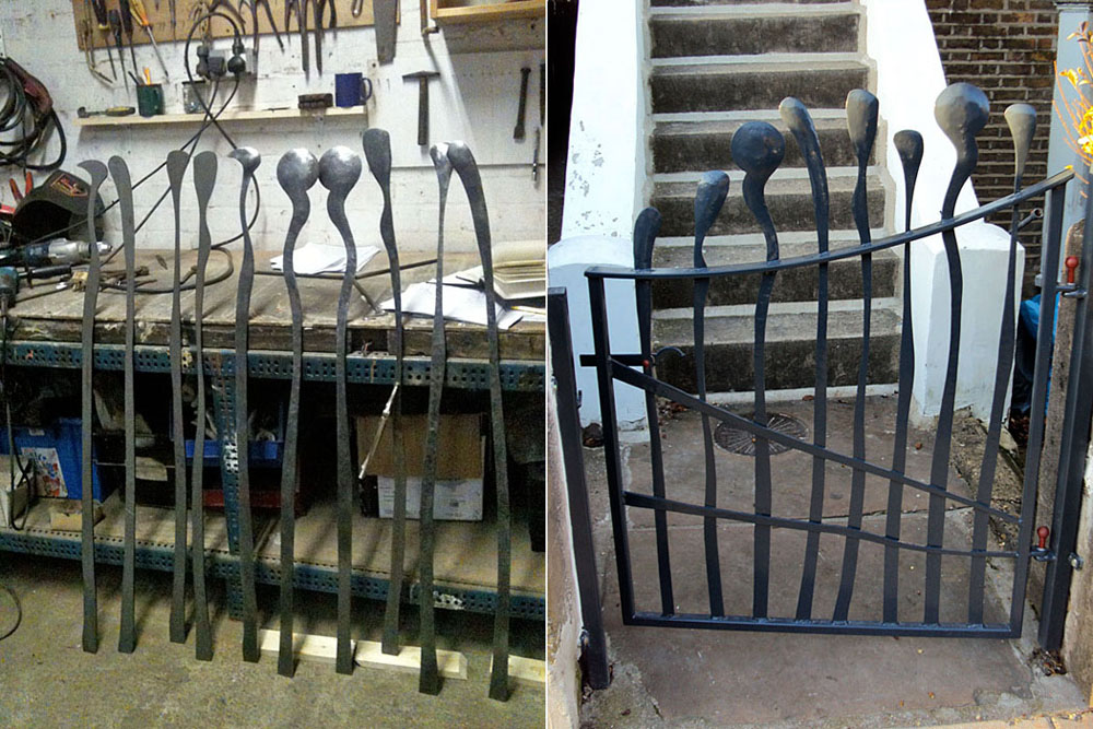gates during completion and then after by frances plowden